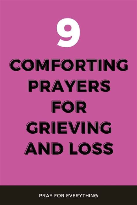 9 Comforting Prayers For Grief And Loss