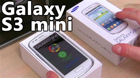 Samsung Galaxy S3 Mini Unboxing And Setup Youtube