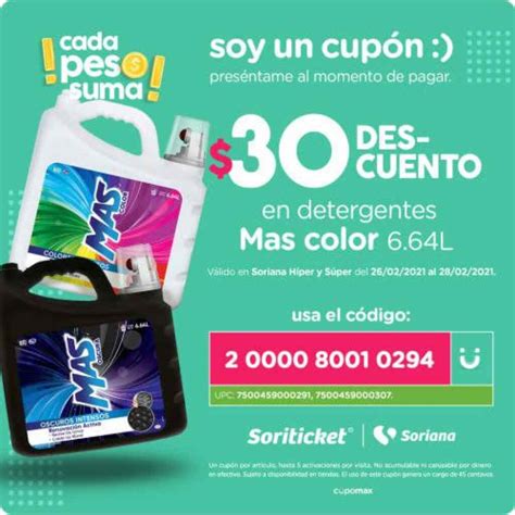 Cupones Soriana Soriticket Fin De Semana 26 Al 28 De Febrero 2021