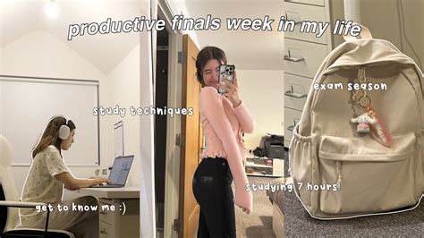 Uni Vlog Productive Exam Days 7 Hour Study Day Study Tips Waking Up