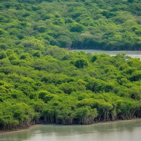 Premium AI Image | Mangroves and Wildlife at Sundarbans National Park