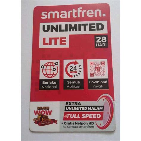 Jual Voucher Kuota Smartfren Super Unlimited Lite Gb Hari Nasional