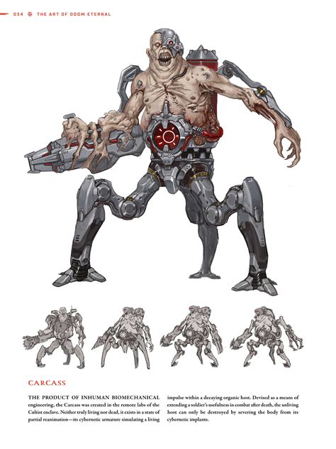 Libro Art Of Doom Ethernal Creature Design Doom Dark Fantasy Art