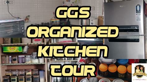 Gg S Organized Kitchen Tour In Tamil My Small Modular Kitchen