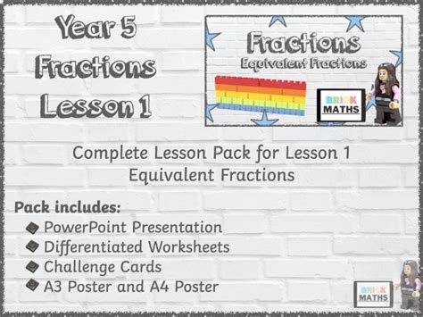 Equivalent Fractions Y5 Fractions Lesson 1 Year 5 Teaching Resources