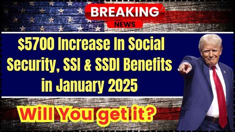 Increase In Social Security Ssi Ssdi Benefits In January