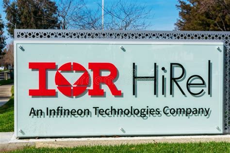 Infineon Technologies Company Logo Editorial Photography Image Of