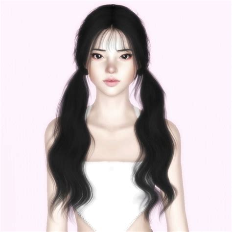 Ts3 Lamz Meiko Hair In 2023 Sims Hair Mod Hair Sims