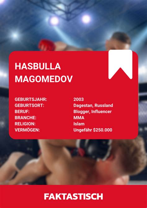 Hasbulla Magomedov Wie Alt Ist Er Wirklich