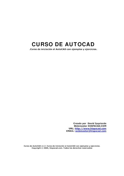 Pdf Curso De Autocad Ieszurbarannav Educarex Es Web Almace Curso