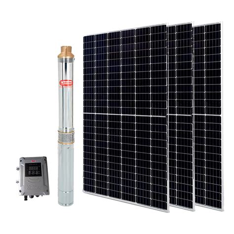 Kit Bomba Solar Ebara 3bps3 12 Ce 1100w 144v 4 Placas Solares 555w