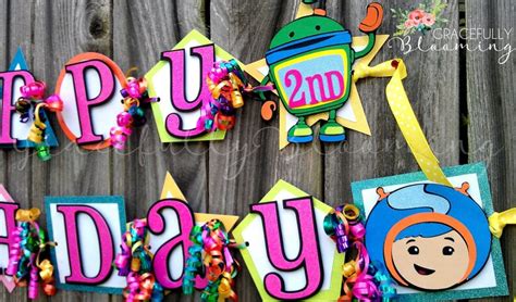 Team Umizoomi Happy Birthday Banner - Etsy