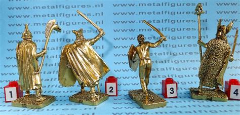 Gallische Krieger Gauls Metalfigures