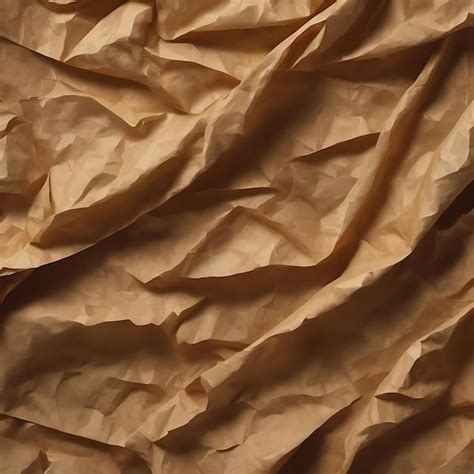 Premium Photo Vintage Crumpled Paper Textured Background