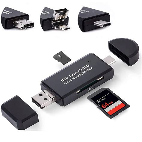 Czytnik Kart W Sd Microsd Usb C Microusb Tf Uniwersalny