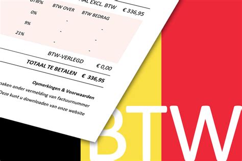 Factuur naar België Tips voorbeelden en let op de BTW