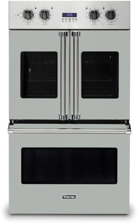 Viking® 7 Series 30 Arctic Grey Professional Built In Double Electric French Door Wall Oven