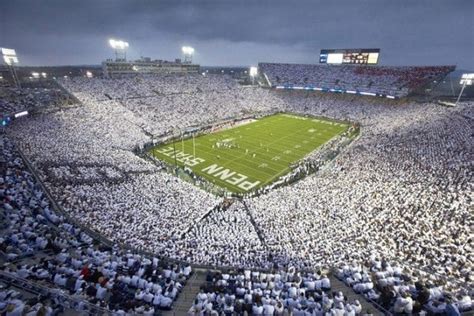 The Tradition Of The White Out Game Life At Penna State