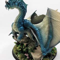 D Printable Elder Brine Dragon By Rescale Miniatures