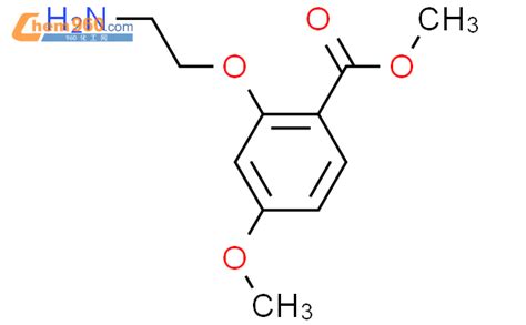 402933 41 9 Benzoic acid 2 2 aminoethoxy 4 methoxy methyl ester化学式