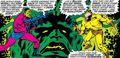 The Avengers - Kree / Skrull War [1971] Marvel Jack Kirby, Marvel Art, Stalking, Clan, Cosmic ...