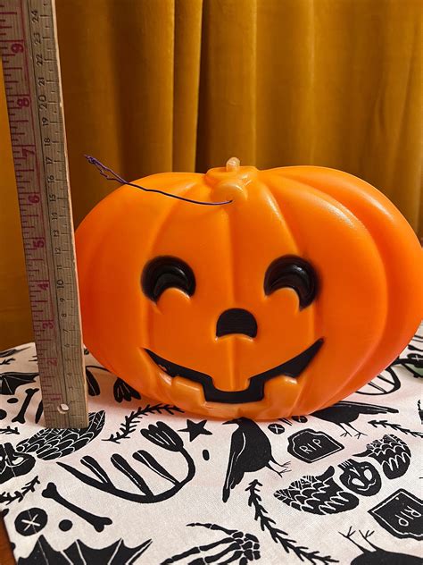 Jack O Lantern Hanging Light Up Blow Mold Etsy