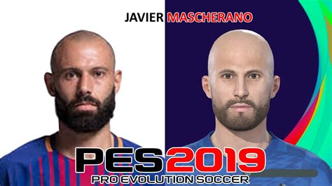 Javier Mascherano Pes 2019 2020 2021 Face Build And Stats Youtube