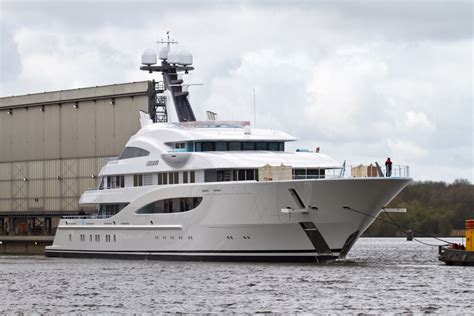 Superyacht Areti The Latest Launch From Lürssen