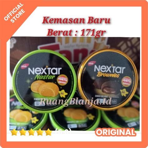 Jual Nabati Nextar Nastar Brownies Kaleng 171gr Nextar Pineapple