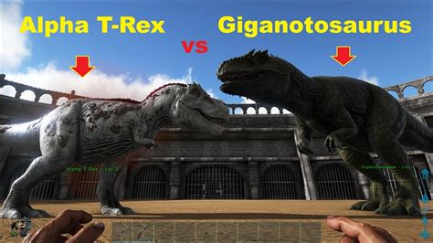 Ark Survival Evolved Giganotosaurus Vs Alpha T Rex | Hot Sex Picture