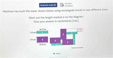 Solved Bookwork Code 6D Calculator Not Allowed Matthew Has Built The