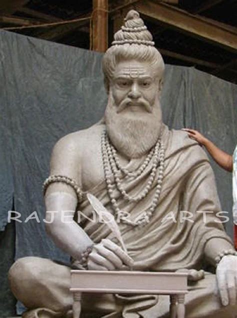 Rajendra Art S White Marble Maharishi Valmiki Ji Sitting Statue For