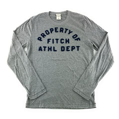 Abercrombie And Fitch Abercrombie And Fitch Mens Long Sleeve T Shirt