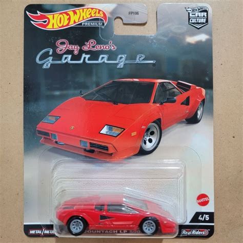 Jual HOT WHEELS PREMIUM LAMBORGHINI COUNTACH LP 5000 QV JAY LENO S