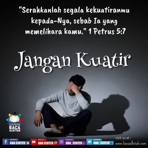 Jangan Kuatir Petrus Tb Gerakan Baca Alkitab