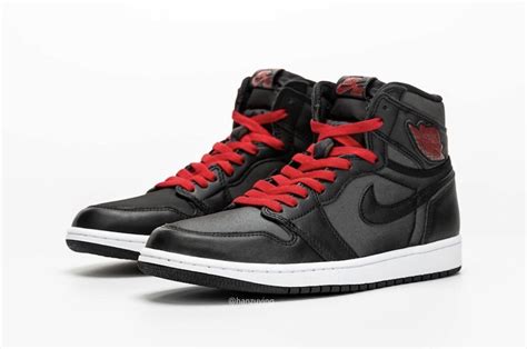 Air Jordan 1 Satin Black Gym Red 555088 060 Release Date SBD