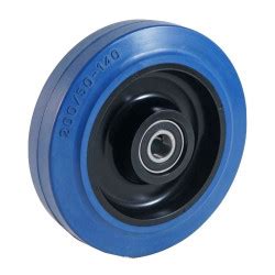 Roue Caoutchouc Super Lastique Easyroll Bleu