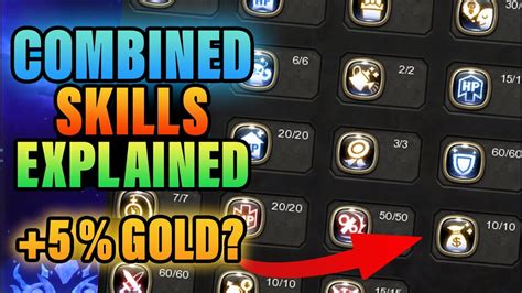 Gold Passive Combined Skills Explained Dragon Nest Sea Youtube