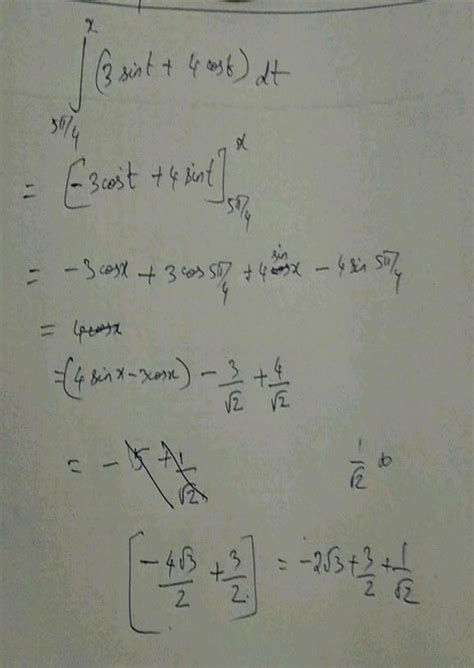 Left Text On The Interval Frac Pi Frac Pi