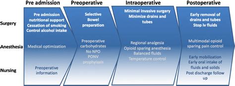 Eras Flowchart Multi Professional And Multidisciplinary Approach To