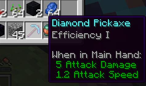 EFFICIENCY 1 PICKAXE - Survival Mode - Minecraft: Java Edition ...