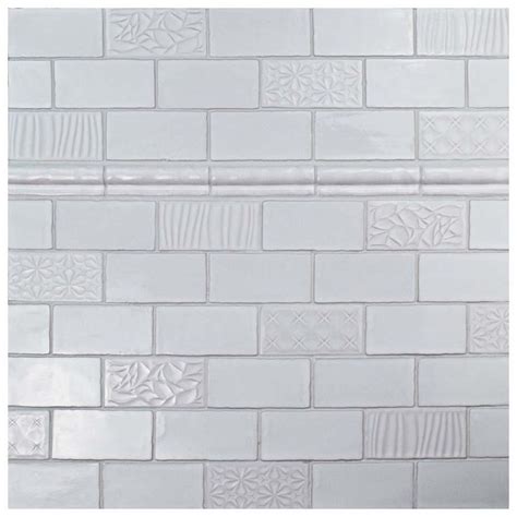 Merola Tile Antic Special Milk 3 In X 6 In Ceramic Wall Subway Tile 438 Sq Ft Case