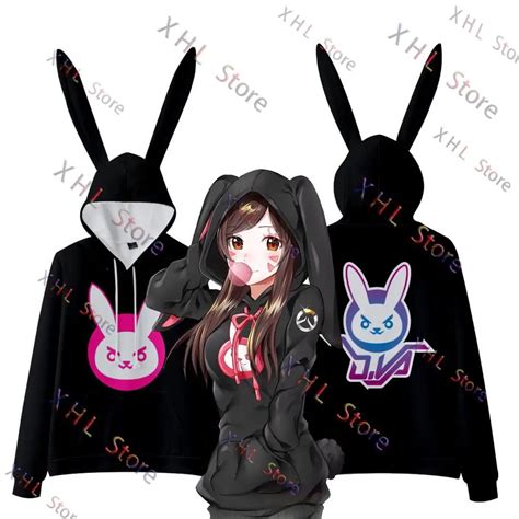 Anime Girl Bunny Hoodie