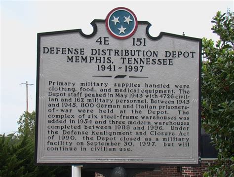 Read The Plaque Defense Distribution Depotmemphis Tennessee