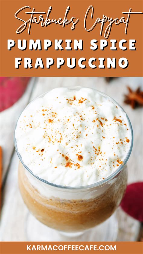 Easy Pumpkin Spice Frappuccino Starbucks Copycat Recipe