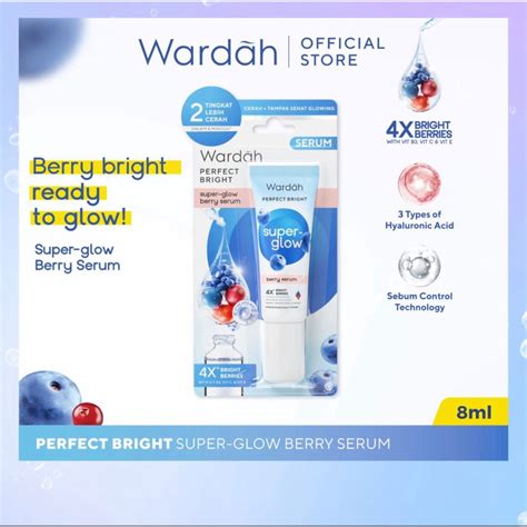 Jual Wardah Perfect Bright Super Glow Berry Serum Ml Kemasan Kecil