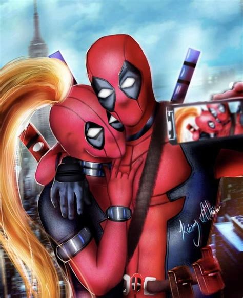 Deadpool And Lady Deadpool Lady Deadpool Deadpool Girl Deadpool