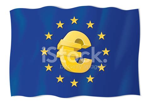 歐盟旗幟與歐元符號 Stock Vector - FreeImages.com