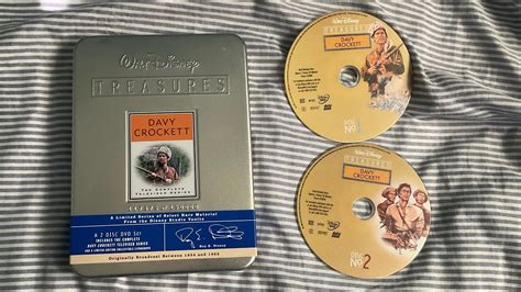 Opening To Walt Disney Treasures Davy Crockett Dvd Both Discs