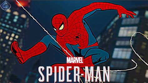 Spider Man Ps4 Vintage Comic Book Suit Vintage Render